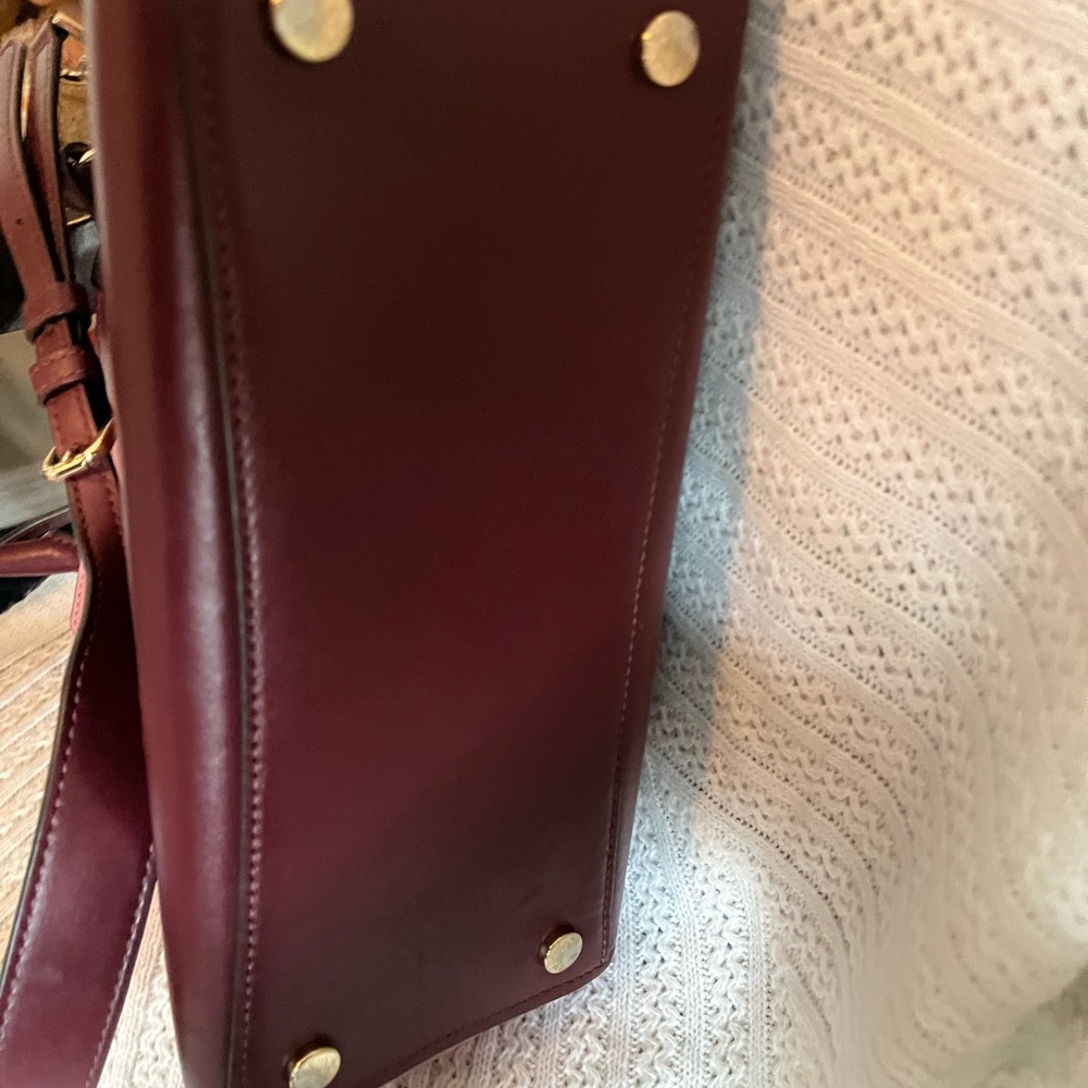 Michael Kors Maroon and Rose Satchel - Picture 3 of 8